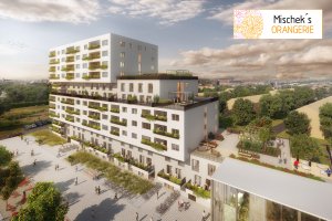 Baustart für Mischek's Orangerie, 152 geförderte und 63 freifinanzierte Eigentumswohnungen